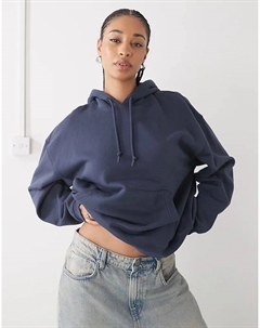 Худи Essence темно-синего цвета Weekday