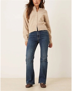 Расклешенные джинсы темно-синего цвета Jdy