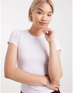 Короткий топ Tay в сиреневом цвете. Edikted