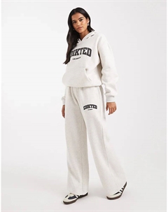 Спортивные брюки LA серого цвета Edikted