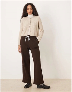 Широкие брюки-джоггеры коричневого цвета Polo ralph lauren