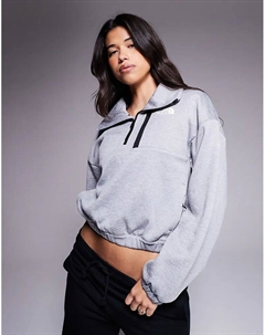 Флисовая кофта North Face Moutains Athletics с застежкой-молнией 1/4 серого цвета The north face