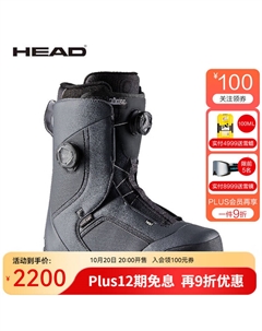 Новые горнолыжные ботинки 2024, мужские универсальные ботинки all-mountain с системой dual boa и быстрой регулировкой lyt, модель three 353 черные, размер 39 Head