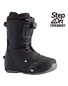 Ботинки для сноуборда lobodun quick-wear, новая модель step on 24-25 для фрирайда и карвинга, технология photon, цвет black, размер 43.5 Burton