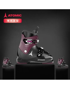 Детские горнолыжные ботинки 2425 новые для юных спортсменов, двойные лыжные ботинки, черный и фиолетовый, для детей постарше, hawx kids 2*ae502 19-19.5 Atomic