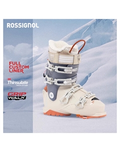 Женские лыжные ботинки All-Mountain, ALLTRACK Quick-Fit для продвинутых лыжников, зеленые, жесткость 90, размер 39, 39/39.5 Rossignol