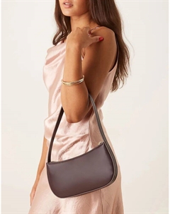 Сумка через плечо бордового цвета Asos design