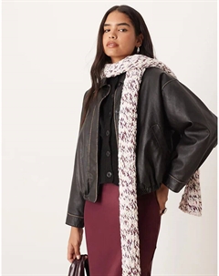 Шерстяной шарф ручной вязки, многоцветный Asos design