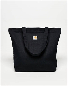 Сумка-тоут с графическим принтом, черного цвета Carhartt wip
