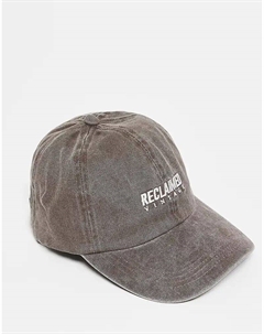 Кепка унисекс с логотипом, цвет: коричневый Reclaimed vintage