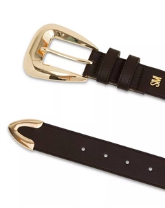 Пояс для брюк из текстурированного полиуретана с декоративной строчкой Steve madden