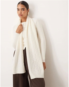 Шарф кремового цвета Polo ralph lauren