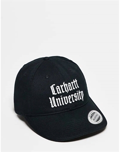 Бейсболка для учебы, черная Carhartt wip