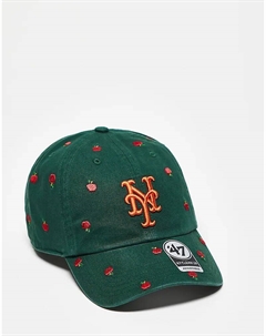 NY Mets кепка для уборки конфетти, многоцветная зеленая '47 brand
