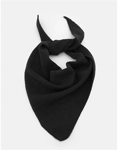 Мягкий шарф черного цвета Pull & bear