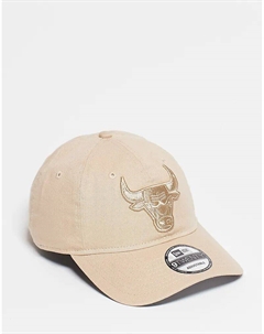 Кепка Chicago Bulls 9twenty бежевого цвета New era