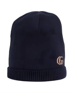Кашемировая шерстяная шапка унисекс синяя Gucci