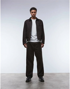 Простые прямые брюки коричневого цвета Carhartt wip