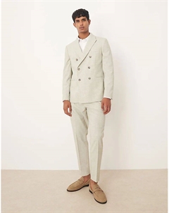 Зауженные брюки светло-зеленого цвета Asos design