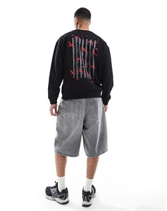 Толстовка Duckoo черного цвета Hugo red