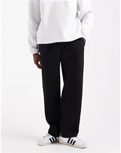 Широкие брюки-джоггеры с защипами, черного цвета Jack & jones