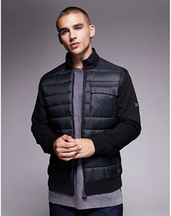 Стеганый свитшот Heysham черного цвета Barbour international