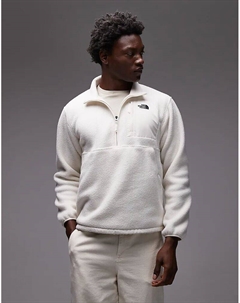 Куртка North Face Yumiori Off Peak из плотного флиса с застежкой-молнией 1/2 цвета «кремовый» The north face