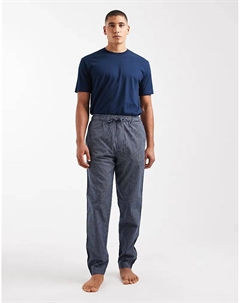 Подарочный пижамный комплект : брюки и футболка, цвет: темно-синий и белый Only & sons