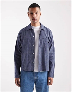 Рубашка в клетку, синего цвета Jack & jones