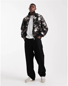 Свободный однотонный флисовый жакет из шерпы на молнии Only & sons