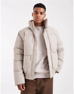 Пуховик в каменном цвете Asos design