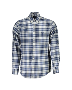 Белая хлопковая рубашка, белый Gant