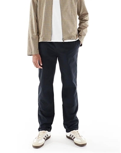 Прямые брюки-чинос цвета «угольно-черный» Lyle & scott