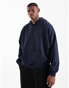 Толстовка оверсайз Essentials темно-синего цвета Asos design
