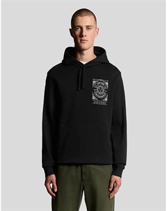 Толстовка Sunshine Inn с графическим принтом в цвете «угольно-черный» Lyle & scott