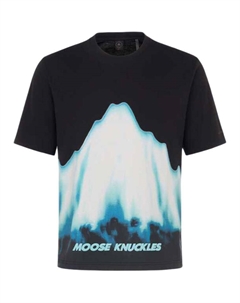 Футболка мужская черная Moose knuckles