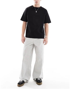 Джинсы очень мешковатые, серого цвета Asos design