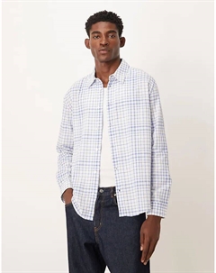 Свободная рубашка в синюю клетку Asos design