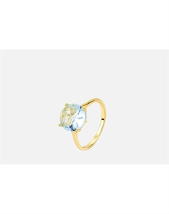 Кольцо серебряное С фианитом 16 мл Juvedel