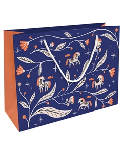 Пакет подарочный Lucky, синий, 36х26 см Be smart