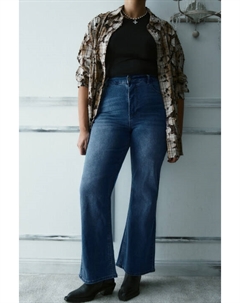 Джинсы клеш с высокой посадкой Befree