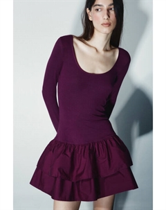 Платье мини с воланами Befree