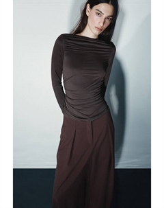 Блузка полуприлегающая с оборками Befree