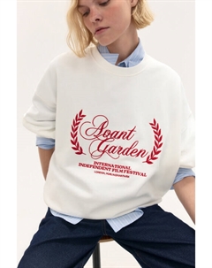 Свитшот из футера с принтом Befree