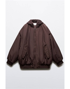 Куртка-бомбер утепленная с капюшоном Befree