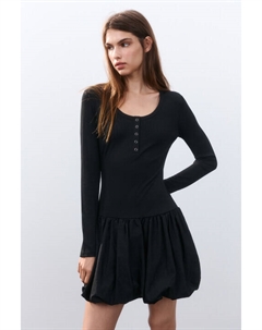 Платье в рубчик с юбкой-баллон Befree