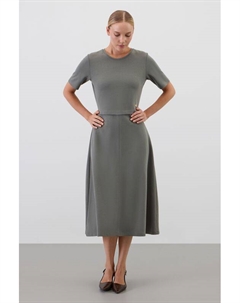 Платье трикотажное с коротким рукавом приталенное Very neat