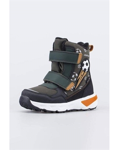 Ботинки утепленные с принтом Котофей