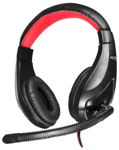 Проводная гарнитура HS-L100, 2xJack 3.5mm, черный Oklick