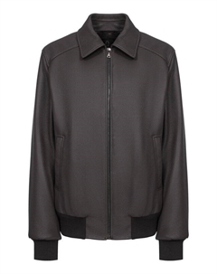 Кожаный бомбер Maslov